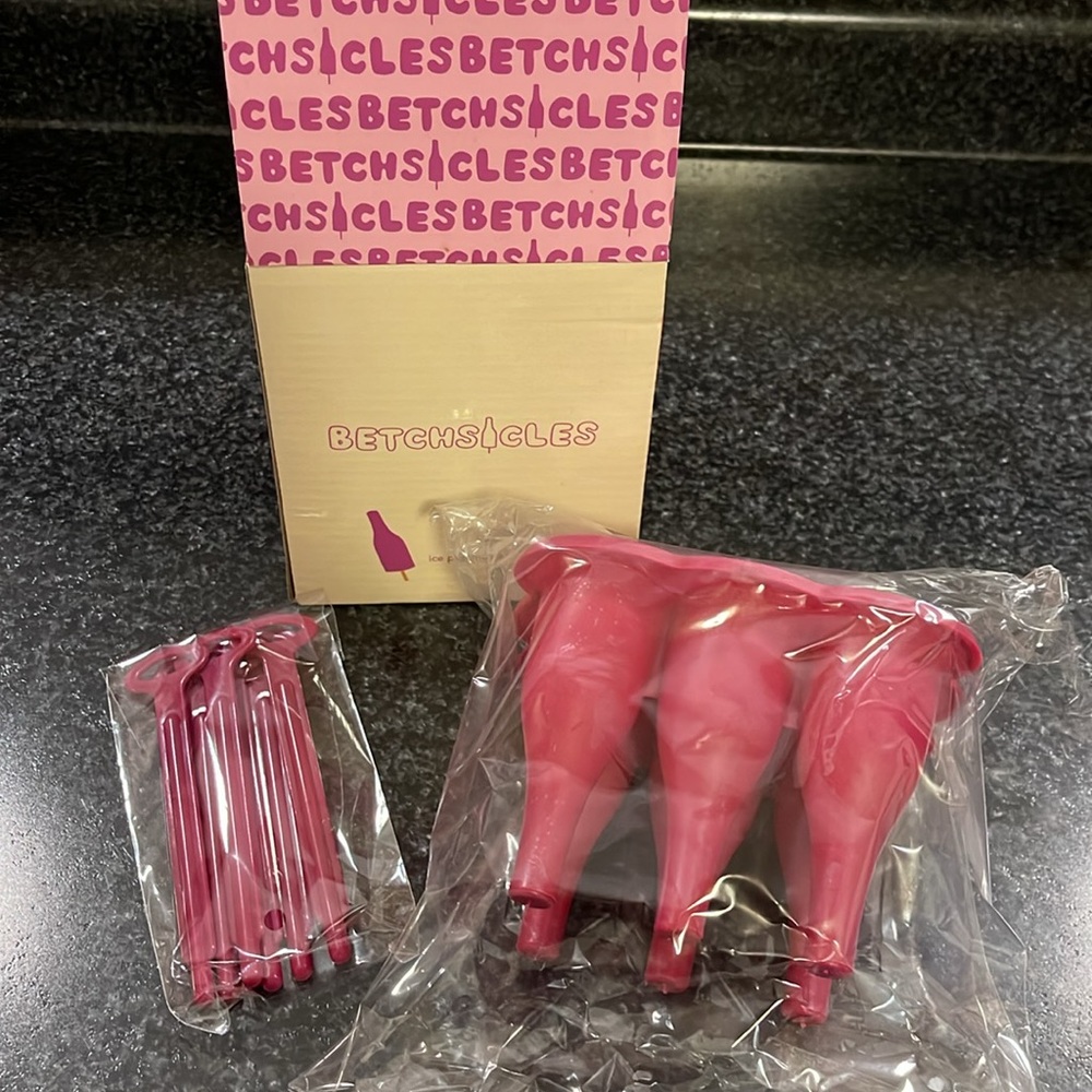 Champagne Bottle Ice Pop Mold